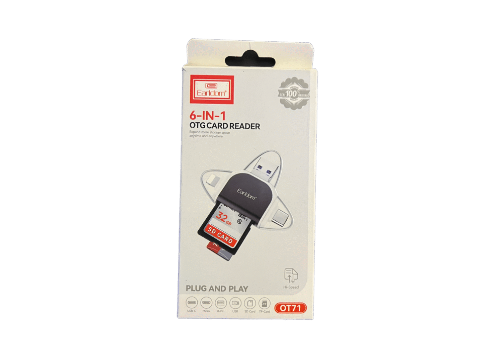 6 in 1 sd card reader
